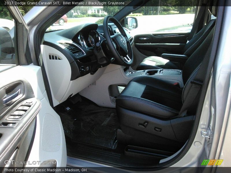 Billet Metallic / Black/Light Graystone 2017 Dodge Grand Caravan SXT