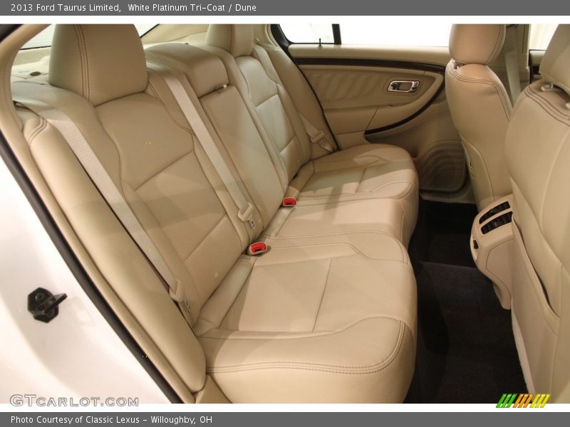 White Platinum Tri-Coat / Dune 2013 Ford Taurus Limited