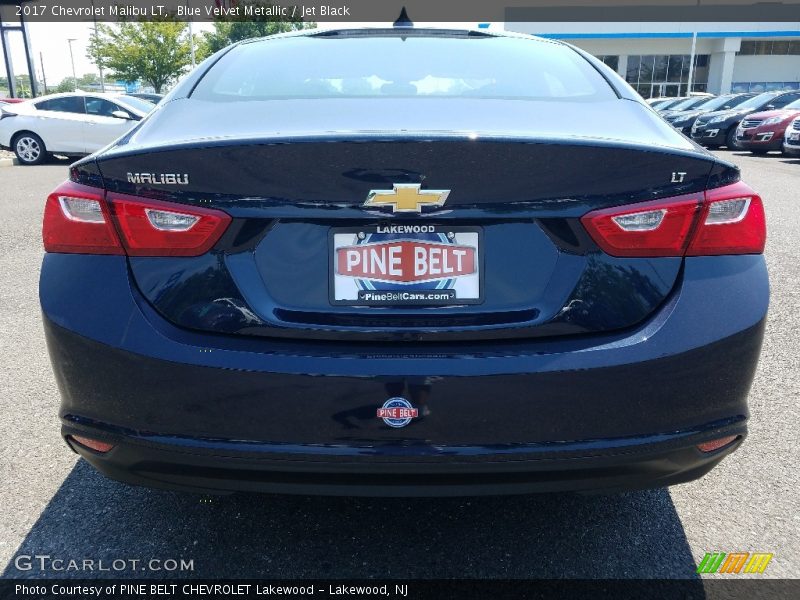 Blue Velvet Metallic / Jet Black 2017 Chevrolet Malibu LT