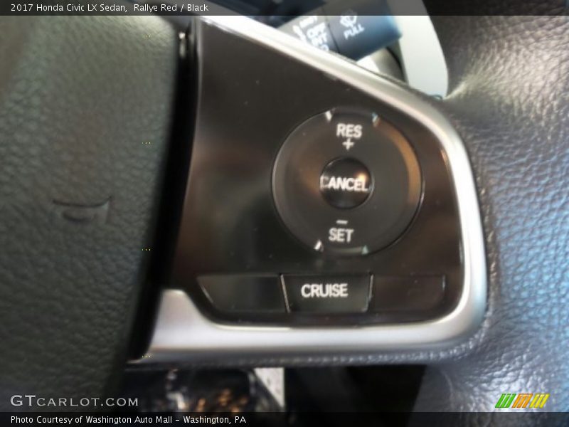 Rallye Red / Black 2017 Honda Civic LX Sedan