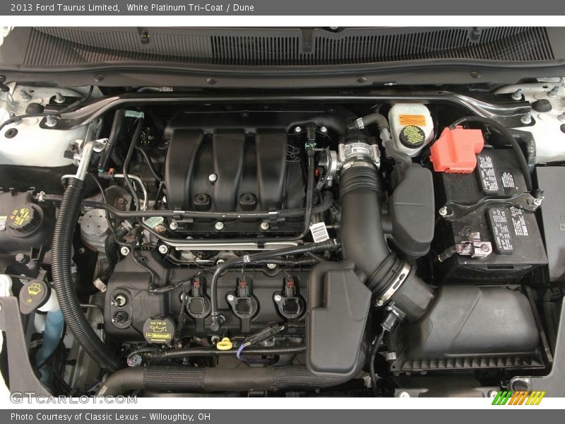 White Platinum Tri-Coat / Dune 2013 Ford Taurus Limited