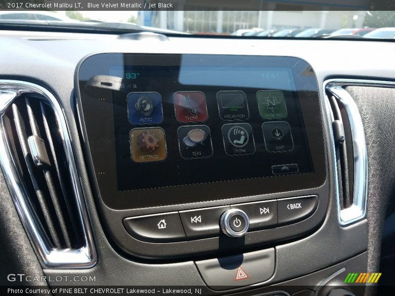 Blue Velvet Metallic / Jet Black 2017 Chevrolet Malibu LT