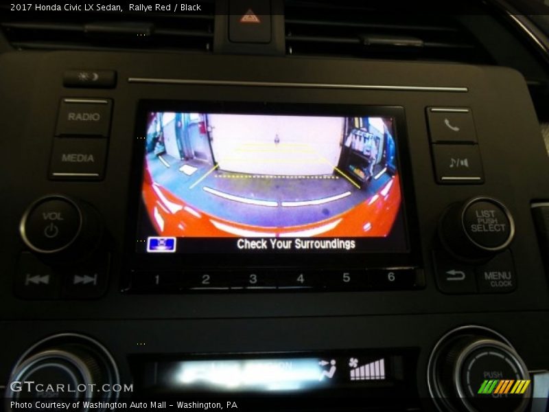 Rallye Red / Black 2017 Honda Civic LX Sedan