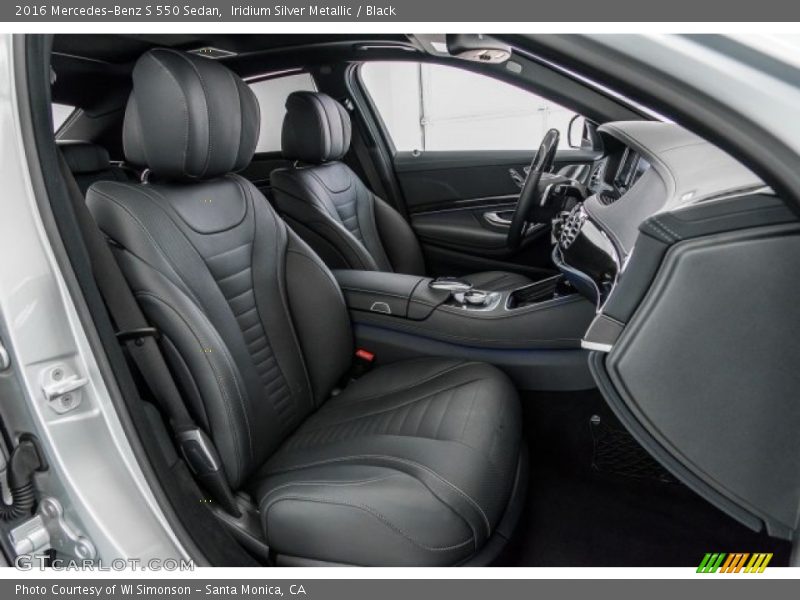 Iridium Silver Metallic / Black 2016 Mercedes-Benz S 550 Sedan