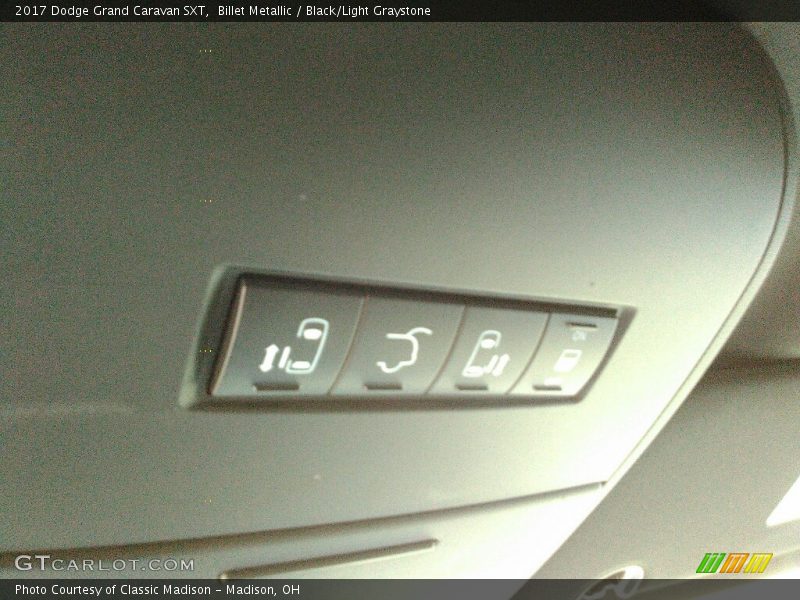 Billet Metallic / Black/Light Graystone 2017 Dodge Grand Caravan SXT