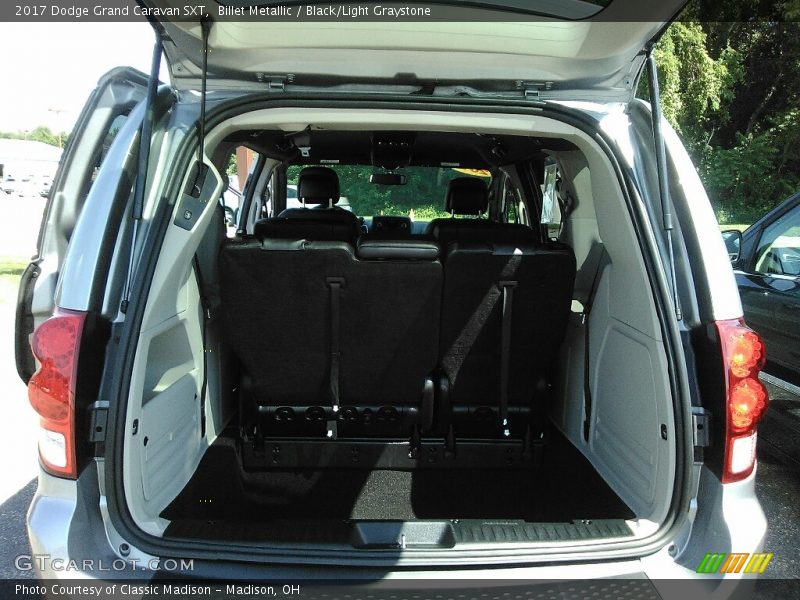 Billet Metallic / Black/Light Graystone 2017 Dodge Grand Caravan SXT