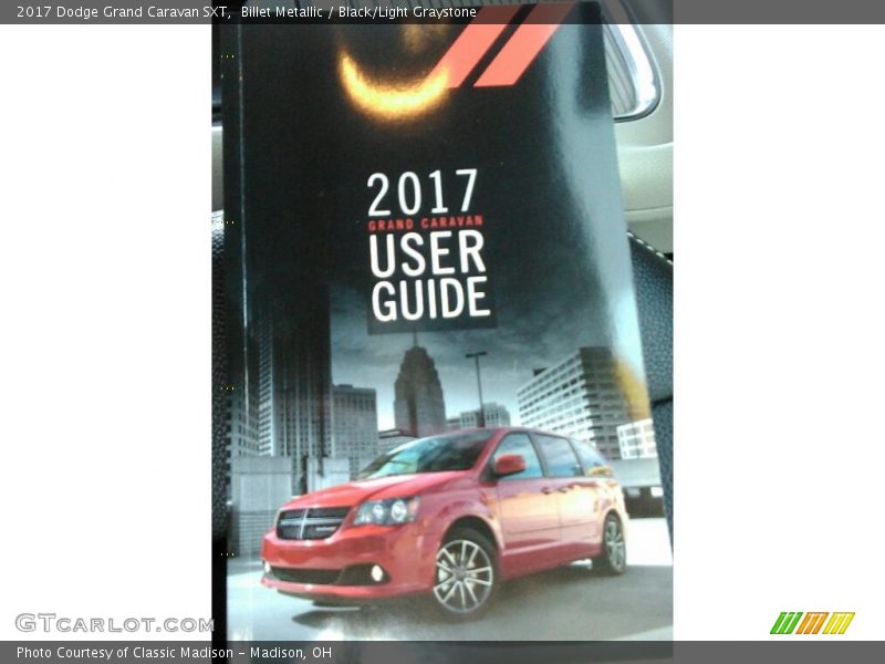 Billet Metallic / Black/Light Graystone 2017 Dodge Grand Caravan SXT
