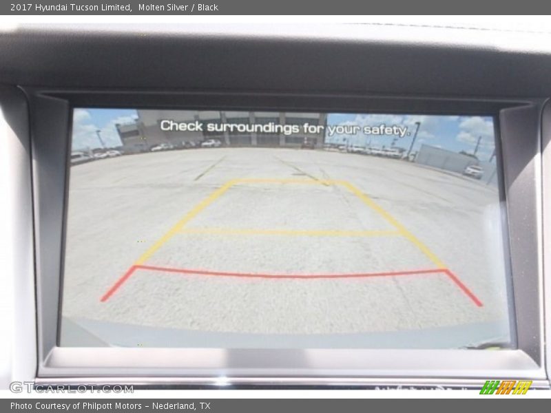 Molten Silver / Black 2017 Hyundai Tucson Limited