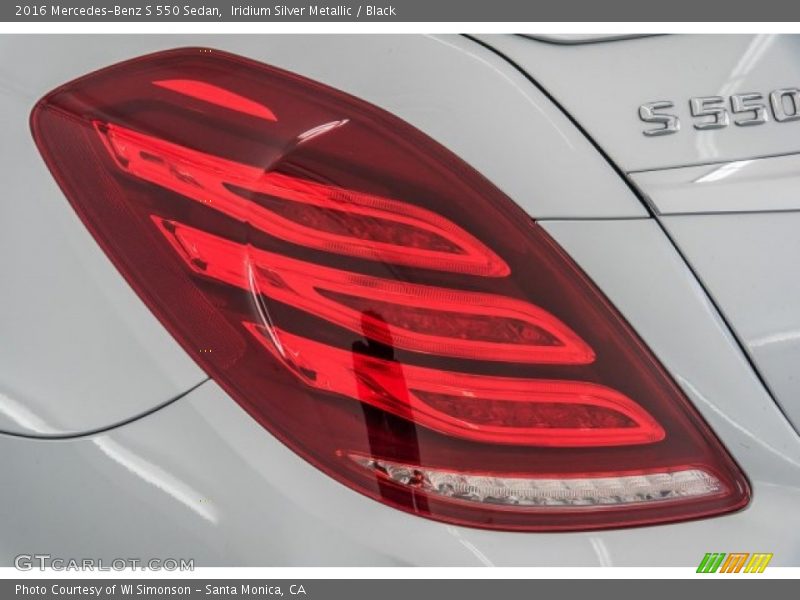 Iridium Silver Metallic / Black 2016 Mercedes-Benz S 550 Sedan