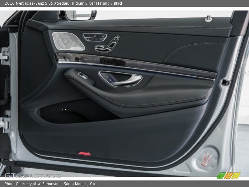 Iridium Silver Metallic / Black 2016 Mercedes-Benz S 550 Sedan