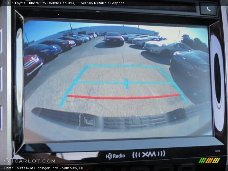 Silver Sky Metallic / Graphite 2017 Toyota Tundra SR5 Double Cab 4x4