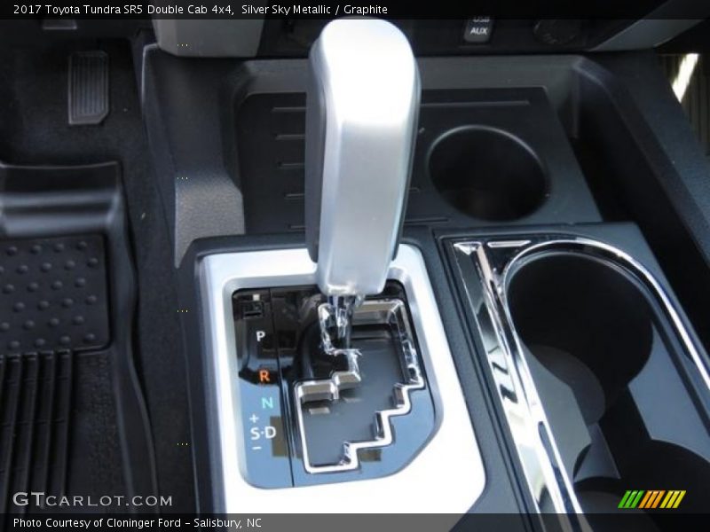 Silver Sky Metallic / Graphite 2017 Toyota Tundra SR5 Double Cab 4x4