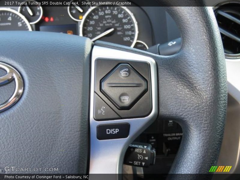Silver Sky Metallic / Graphite 2017 Toyota Tundra SR5 Double Cab 4x4