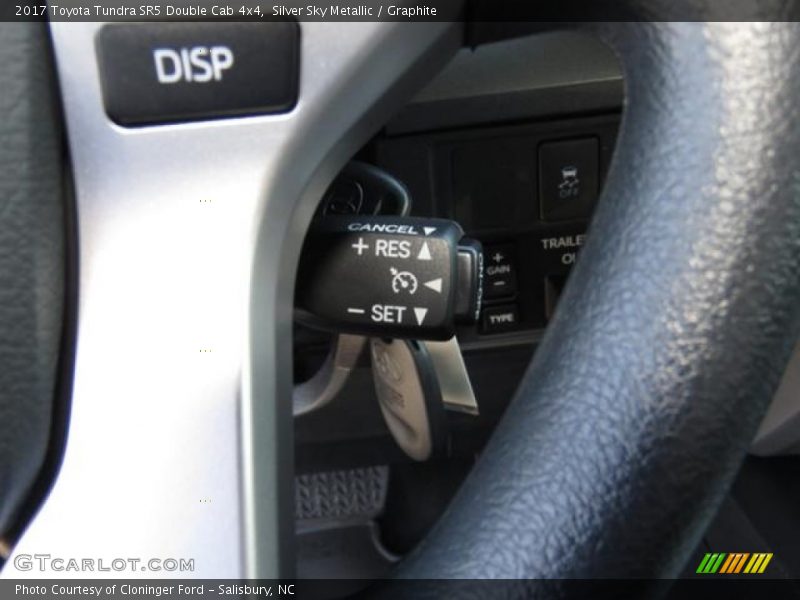 Silver Sky Metallic / Graphite 2017 Toyota Tundra SR5 Double Cab 4x4