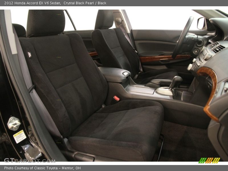 Crystal Black Pearl / Black 2012 Honda Accord EX V6 Sedan