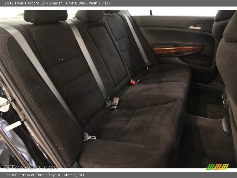 Crystal Black Pearl / Black 2012 Honda Accord EX V6 Sedan