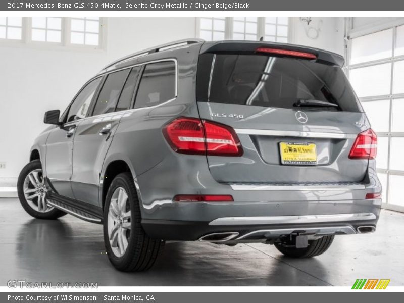 Selenite Grey Metallic / Ginger Beige/Black 2017 Mercedes-Benz GLS 450 4Matic