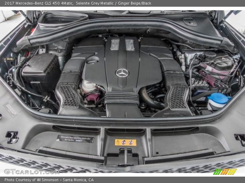Selenite Grey Metallic / Ginger Beige/Black 2017 Mercedes-Benz GLS 450 4Matic