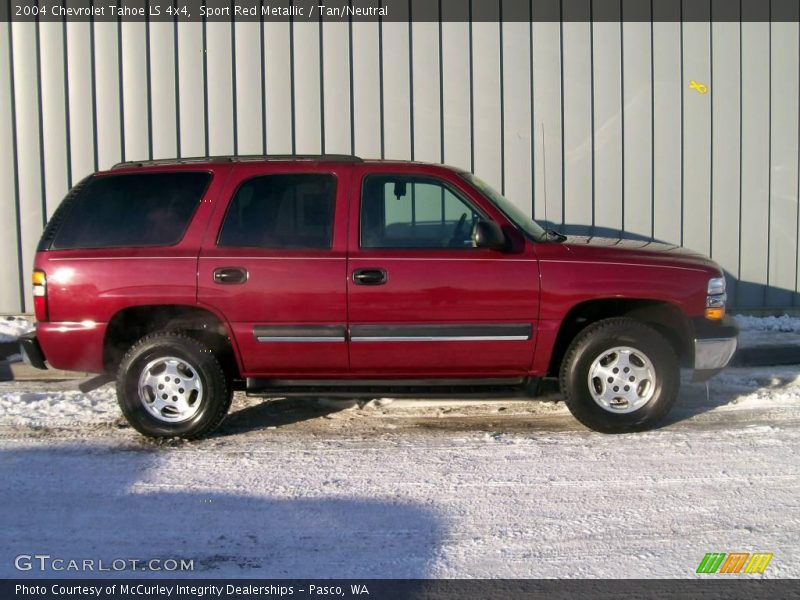 Sport Red Metallic / Tan/Neutral 2004 Chevrolet Tahoe LS 4x4