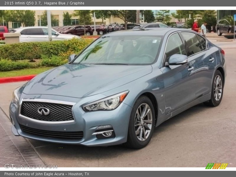 Hagane Blue / Graphite 2015 Infiniti Q50 3.7
