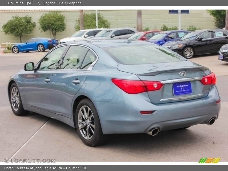 Hagane Blue / Graphite 2015 Infiniti Q50 3.7