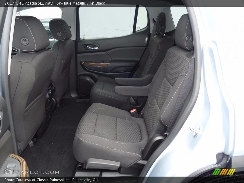Sky Blue Metallic / Jet Black 2017 GMC Acadia SLE AWD
