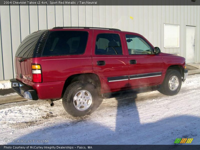 Sport Red Metallic / Tan/Neutral 2004 Chevrolet Tahoe LS 4x4