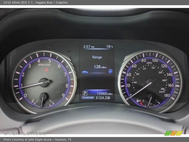 Hagane Blue / Graphite 2015 Infiniti Q50 3.7