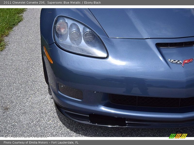 Supersonic Blue Metallic / Ebony Black 2011 Chevrolet Corvette Z06