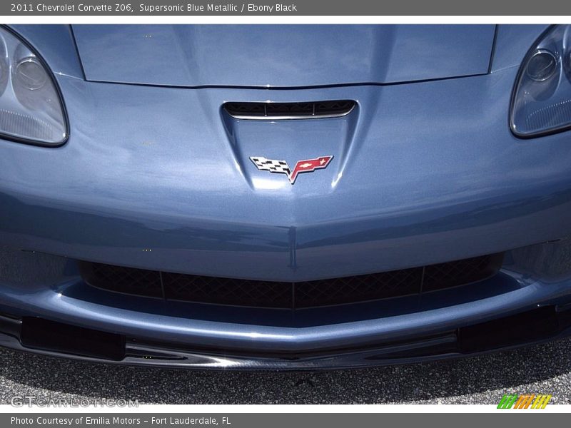 Supersonic Blue Metallic / Ebony Black 2011 Chevrolet Corvette Z06