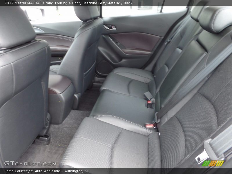Machine Gray Metallic / Black 2017 Mazda MAZDA3 Grand Touring 4 Door