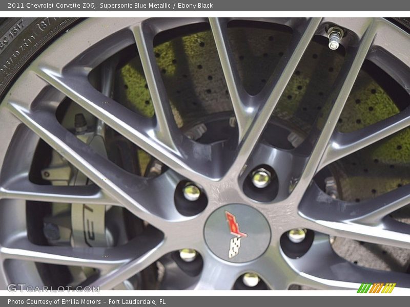 Supersonic Blue Metallic / Ebony Black 2011 Chevrolet Corvette Z06