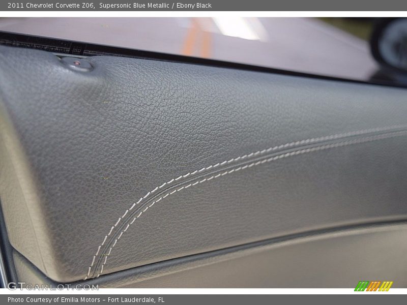 Supersonic Blue Metallic / Ebony Black 2011 Chevrolet Corvette Z06