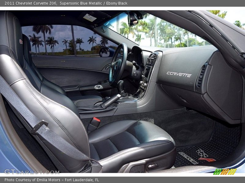 Supersonic Blue Metallic / Ebony Black 2011 Chevrolet Corvette Z06