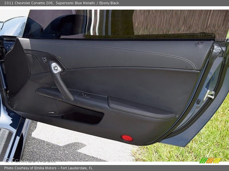 Supersonic Blue Metallic / Ebony Black 2011 Chevrolet Corvette Z06