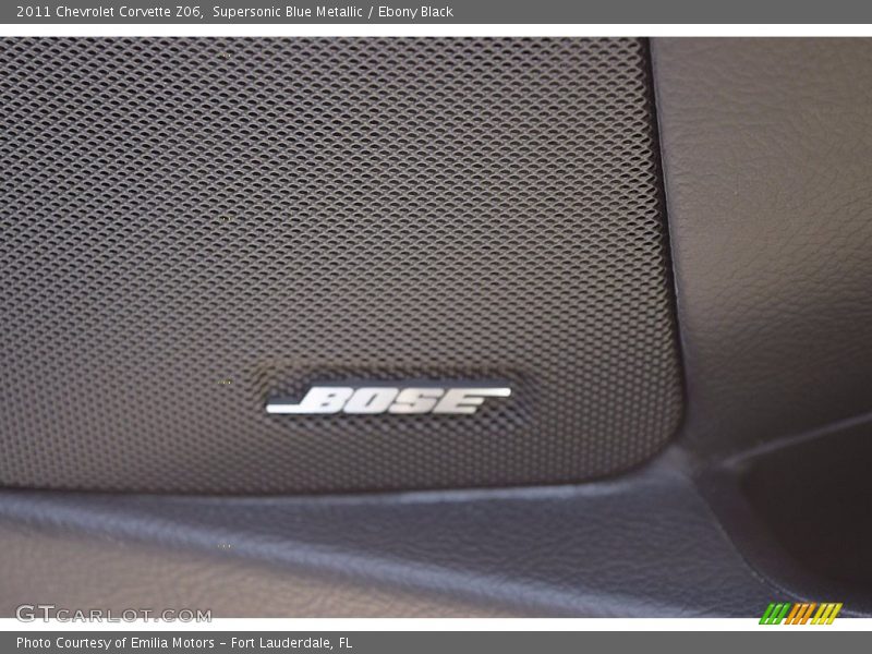 Supersonic Blue Metallic / Ebony Black 2011 Chevrolet Corvette Z06