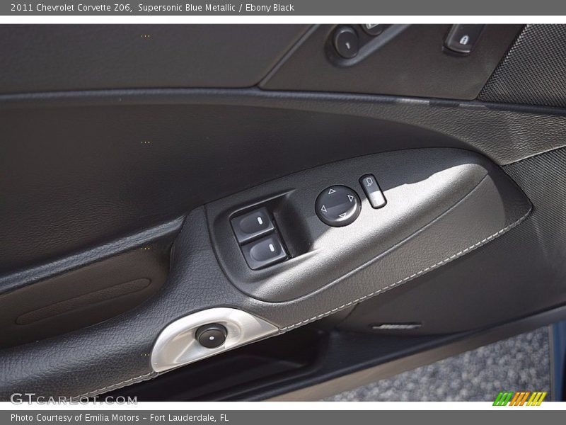 Supersonic Blue Metallic / Ebony Black 2011 Chevrolet Corvette Z06