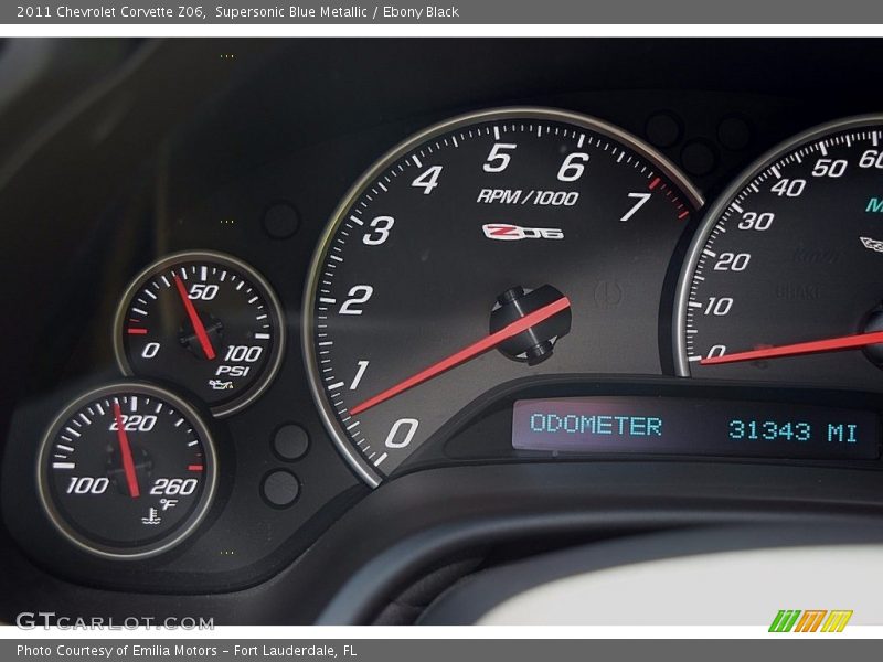  2011 Corvette Z06 Z06 Gauges