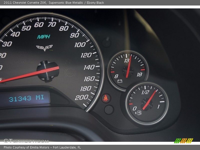  2011 Corvette Z06 Z06 Gauges