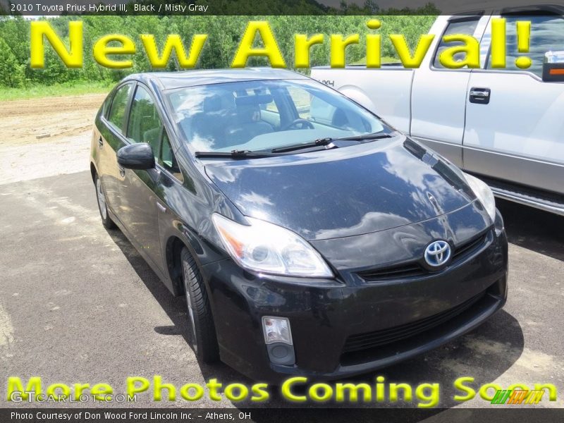 Black / Misty Gray 2010 Toyota Prius Hybrid III
