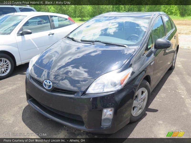 Black / Misty Gray 2010 Toyota Prius Hybrid III