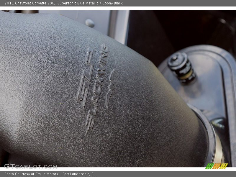 Supersonic Blue Metallic / Ebony Black 2011 Chevrolet Corvette Z06