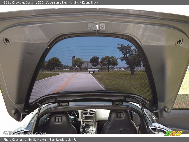 Supersonic Blue Metallic / Ebony Black 2011 Chevrolet Corvette Z06