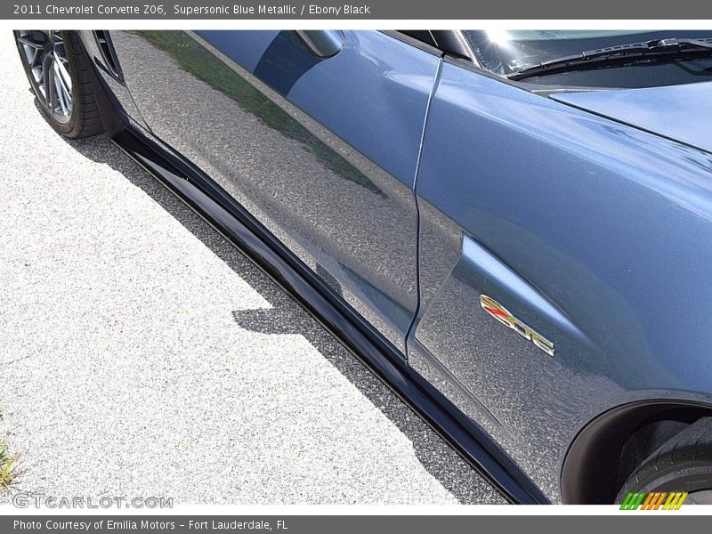 Supersonic Blue Metallic / Ebony Black 2011 Chevrolet Corvette Z06
