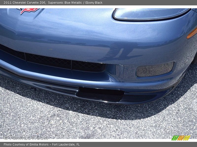 Supersonic Blue Metallic / Ebony Black 2011 Chevrolet Corvette Z06