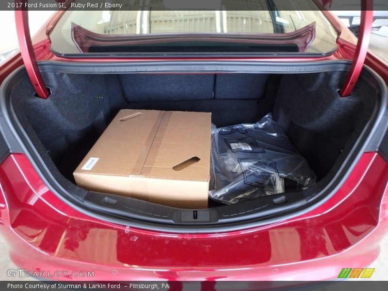 Ruby Red / Ebony 2017 Ford Fusion SE