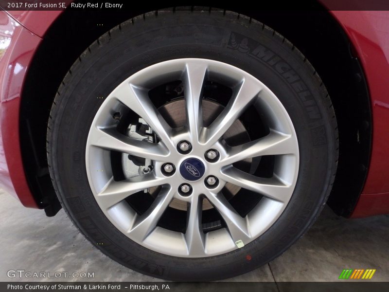Ruby Red / Ebony 2017 Ford Fusion SE