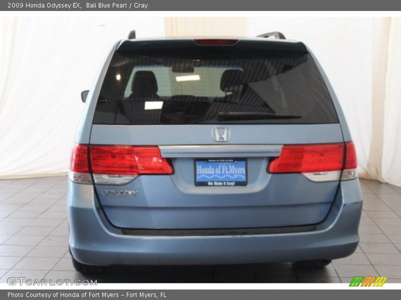 Bali Blue Pearl / Gray 2009 Honda Odyssey EX