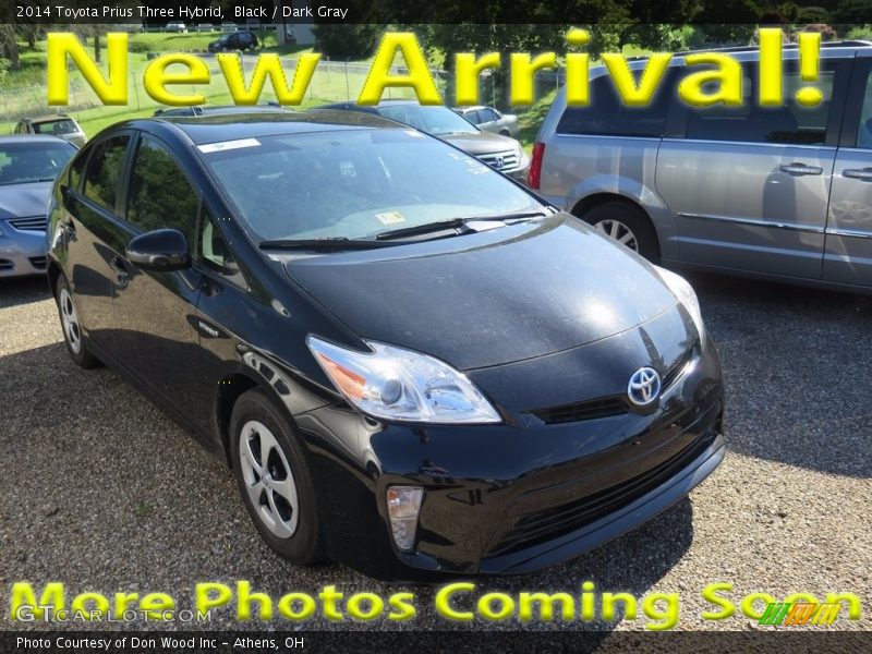 Black / Dark Gray 2014 Toyota Prius Three Hybrid