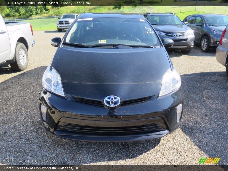 Black / Dark Gray 2014 Toyota Prius Three Hybrid